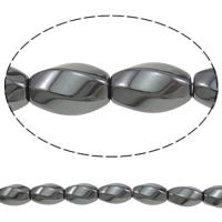 Magnetic Hematite Beads, Twist Grade A Approx 0.6mm Inch 