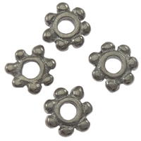 Brass Spacer Beads, Zinc Alloy, Flower, plated cadmium free Approx 1.2mm 
