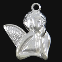 Character Shaped Zinc Alloy Pendants, Angel, plated Approx 2.4mm 