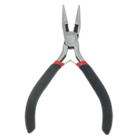 Iron Chain Nose Plier, with Plastic, black, nickel, lead & cadmium free, Grade A 