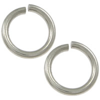 Sägeschnitt Edelstahl Closed Sprung-Ring, 304 Edelstahl, Kreisring, plattiert, keine, 1x8mm, 10000PCs/Tasche, verkauft von Tasche