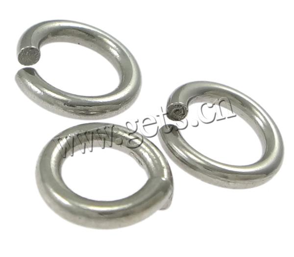 Saw Cut Stainless Steel Closed Jump Ring, 304 Stainless Steel, Donut, different size for choice & Customized, original color, Approx 50000PCs/Bag, Sold By Bag