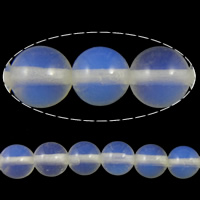 Meer Opal Perlen Schmuck, rund, Weitere Größen für Wahl, Bohrung:ca. 0.5-1mm, Länge:15.5 ZollInch, verkauft von Strang[