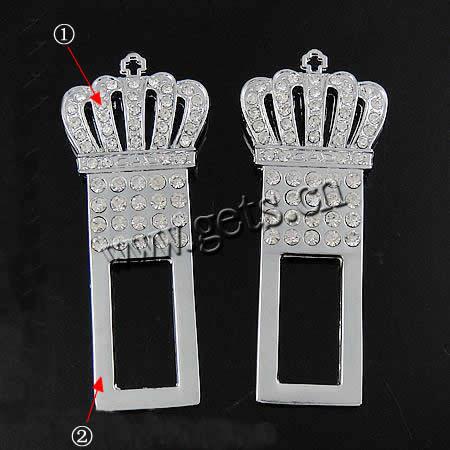 Zinc Alloy Bayonet Clasp, plated, more colors for choice, Hole:Approx 26x12mm, Sold By Pair