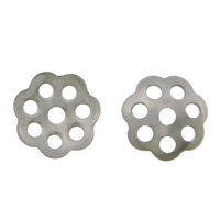 Stainless Steel Bead Cap, 304 Stainless Steel, Flower, plated, hollow Approx 0.8mm 