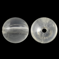 Transparente Acrylperlen, Acryl, rund, keine, verkauft von Tasche