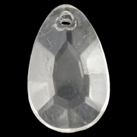 半透明のアクリル ペンダント, アクリル, 水滴, 透明的 & 切り面, 無色, 売り手 バッグ