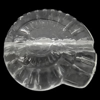 Transparent Acrylic Beads, Snail Approx 1mm, Approx 