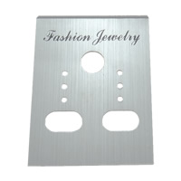 Earring Display Card, Plastic, Rectangle, Customized Approx 