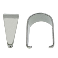Stainless Steel Pinch Bail, 304 Stainless Steel, original color 0.5mm 
