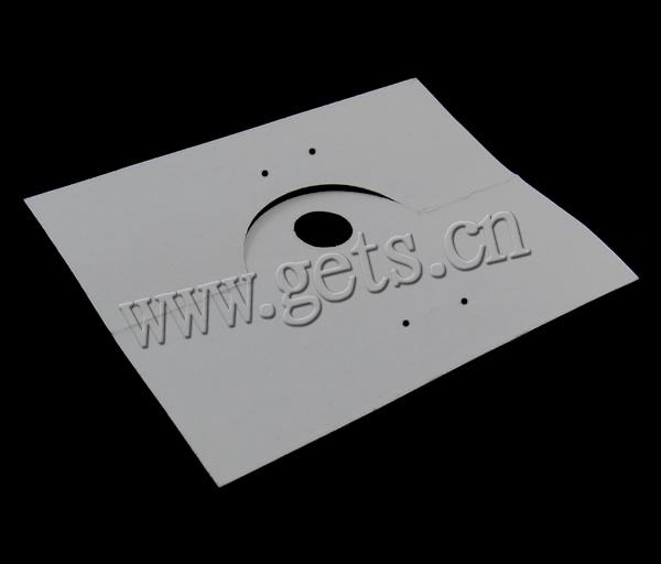 papier carte d'affichage, rectangle, Personnalisé, blanc, 65x50mm, 1000PC/sac, Vendu par sac