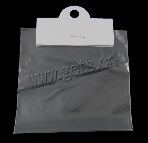 бумага дисплей-открытка, Прямоугольная форма, Индивидуальные, белый, 65x50mm, 1000ПК/сумка, продается сумка