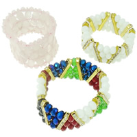 Mixed Material Bracelets, 8-18mm Approx 7.5 Inch 