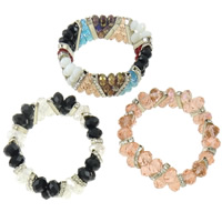 Mixed Material Bracelets, 6-27mm Approx 7.5 Inch 