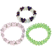 Mixed Material Bracelets, 8-27mm Approx 7.5 Inch 
