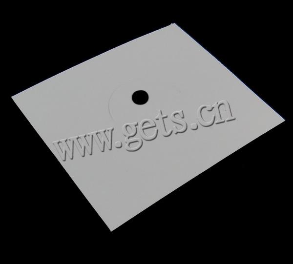 Carte de présentation de boucle d'oreille, papier, rectangle, Environ 1000PC/sac, Vendu par sac