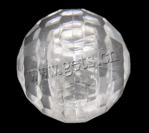 Acrylic Shank Button, Dome, transparent & faceted, more colors for choice, Sold By Bag
