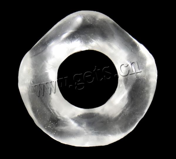 Акриловые Связывание кольцо, Акрил, Комкообразная форма, прозрачный, Много цветов для выбора, продается сумка