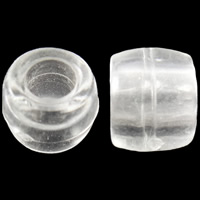 Transparente Acrylperlen, Acryl, Trommel, keine, verkauft von Tasche