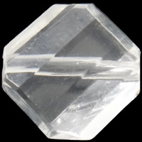 Transparent Acrylic Beads, Octagon, faceted Approx 2mm, Approx 