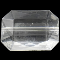 Transparent Acrylic Beads, Polygon, faceted Approx 2mm, Approx 