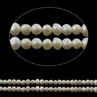 Perlas Patata Freshwater, Perlas cultivadas de agua dulce, natural, más tamaños para la opción, más colores para la opción, Grado A, 2-3mm, agujero:aproximado 0.8mm, longitud:15 , Vendido por Sarta