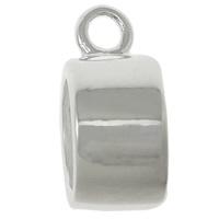 серебряный бисер кулона, Серебро 925 пробы, Кольцевая форма, Другое покрытие, Много цветов для выбора отверстие:Приблизительно 5mm, продается PC
