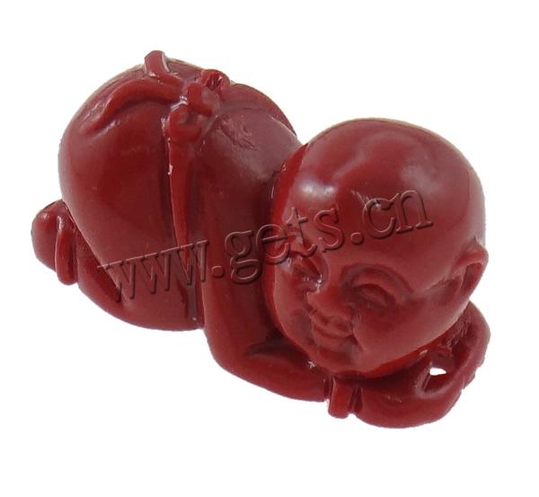 Synthetic Coral Pendants, Boy, Customized & more sizes for choice, more colors for choice, Hole:Approx 2mm, Sold By PC