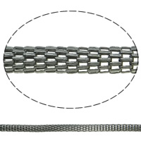 Iron Chain, plated, mesh chain lead & cadmium free 