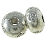 Zinc Alloy Jewelry Beads, Rondelle, plated Approx 1.5mm, Approx 