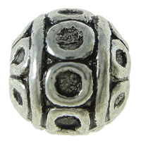 Zinc Alloy Jewelry Beads, Rondelle, plated 8mm Approx 1.5mm 