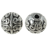 Zinc Alloy Jewelry Beads, Drum, plated Approx 1.5mm 