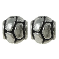 Zinc Alloy Jewelry Beads, Rondelle, plated Approx 2mm 