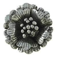 Perles en alliage de zinc de fleur, styles différents pour le choix, 36mm Vendu par sac