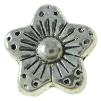 Perles en alliage de zinc de fleur, Placage, plus de couleurs à choisir Environ 1.5mm Vendu par sac