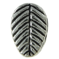 Zinc Alloy Flat Beads, Leaf, plated Approx 1mm, Approx 