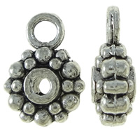 Zinc Alloy Bail Beads, Flower, plated Approx 2mm, Approx 