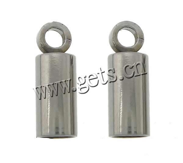 Stainless Steel End Caps, more sizes for choice, original color, Sold By PC