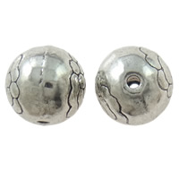 Zinc Alloy Jewelry Beads, Round, plated 8mm Approx 1mm, Approx 