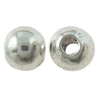 Zinc Alloy Jewelry Beads, Round, plated 4mm Approx 1mm 