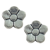 Perles en alliage de zinc de fleur, Placage, plus de couleurs à choisir Environ 1mm, Vendu par PC