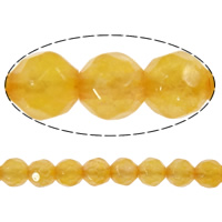 Dyed Jade Beads, Dyed Marble, Round, faceted 4mm Approx 0.8mm Inch 