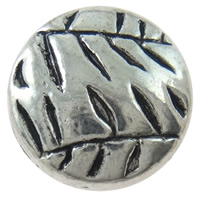 Zinc Alloy Flat Beads, Flat Round, plated, enamel & textured Approx 1mm, Approx 