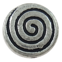 Zinc Alloy Flat Beads, Flat Round, plated Approx 1mm 