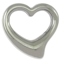 Stainless Steel Tag Charm, Heart, Customized 
