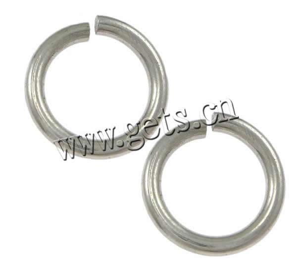 Saw Cut Stainless Steel Closed Jump Ring, 316L Stainless Steel, Donut, different size for choice, original color, 10000PCs/Bag, Sold By Bag