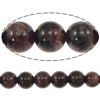 Natural Garnet Beads, Round, January Birthstone Grade A Inch 