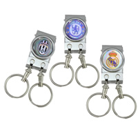 Stainless Steel Key Chain, plated, 2014 Brazil World Cup gift & epoxy gel lead & cadmium free Approx 23mm 