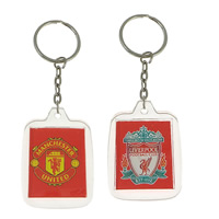 Stainless Steel Key Chain, with Plastic, 2014 Brazil World Cup gift lead & cadmium free 86mm Approx 23mm 