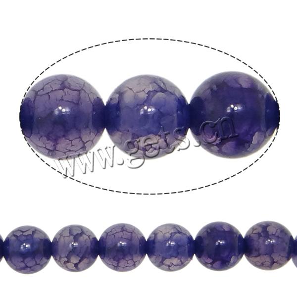 Natural Dragon Veins Agate Beads, Round, more sizes for choice, purple, Hole:Approx 1-1.5mm, Length:Approx 15 Inch, Sold By Strand